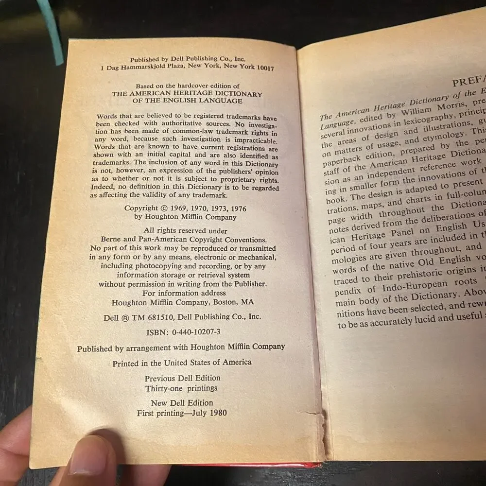 American Heritage Dictionary of the English Language by American Heritage